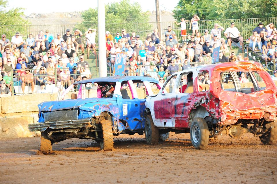 Demolition Derby Sponsored By Dominion Motors, Waterboy, Llc, And Harden Graphics And Repair Llc.
