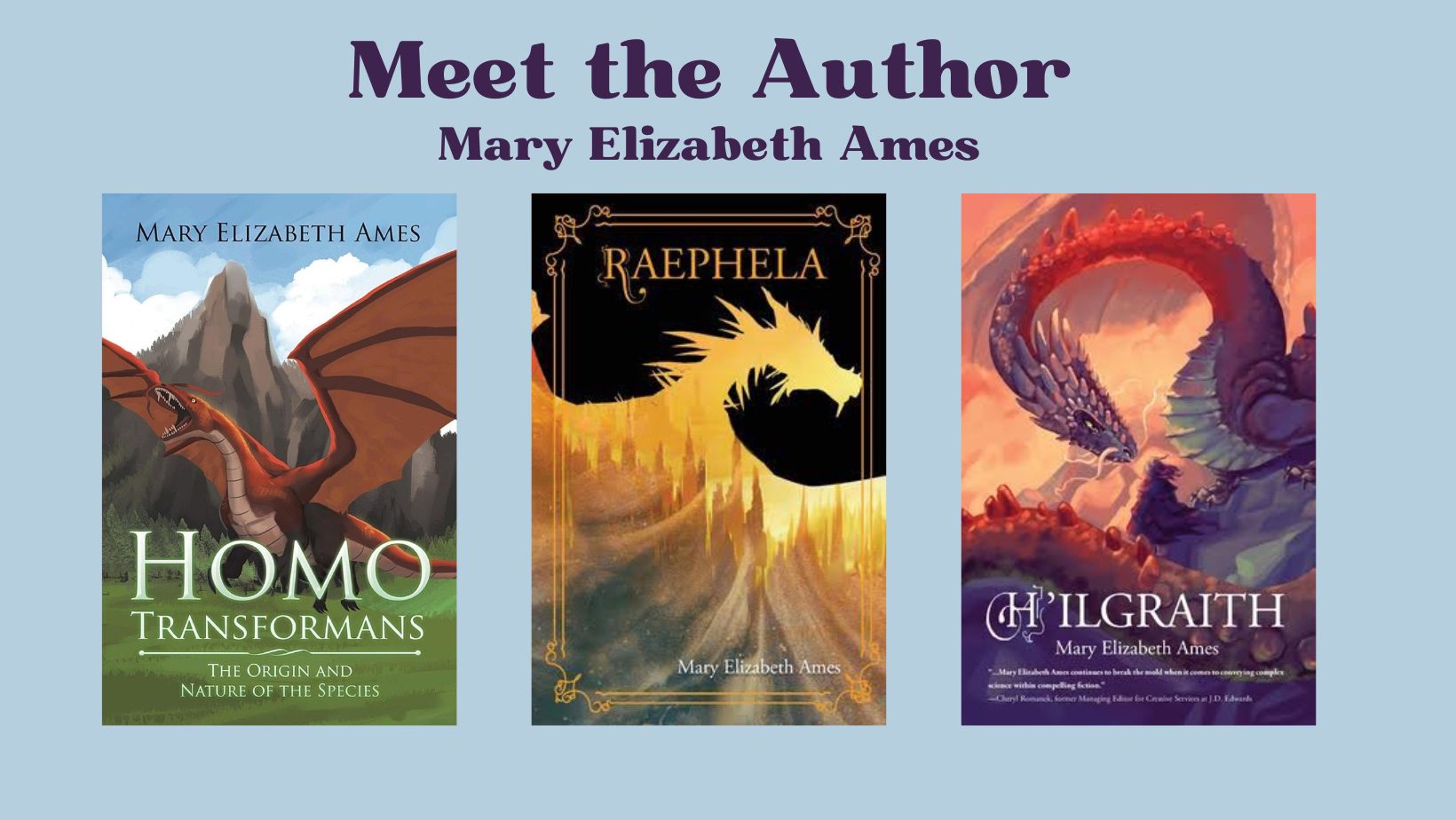 Author Event: Mary Elizabeth Ames
