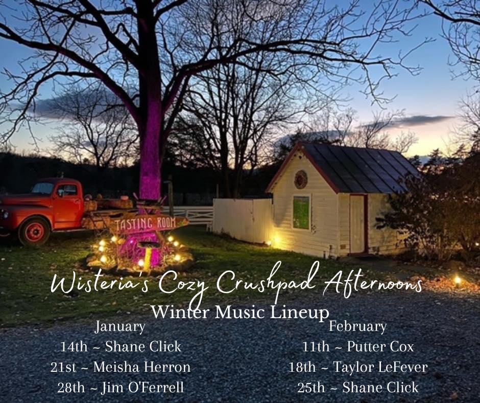 Live Music By Putter Cox ~ Cozy Crushpad Afternoons