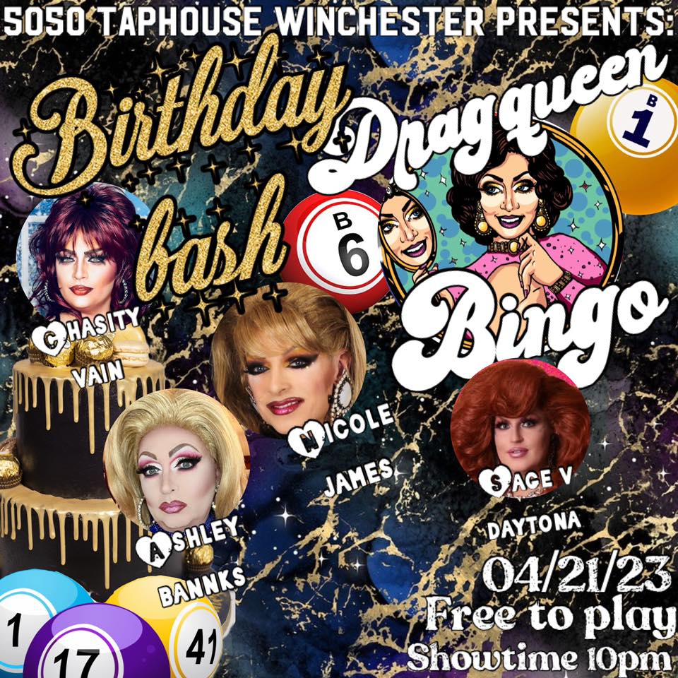 50/50 Taphouse Presents: Drag Bingo