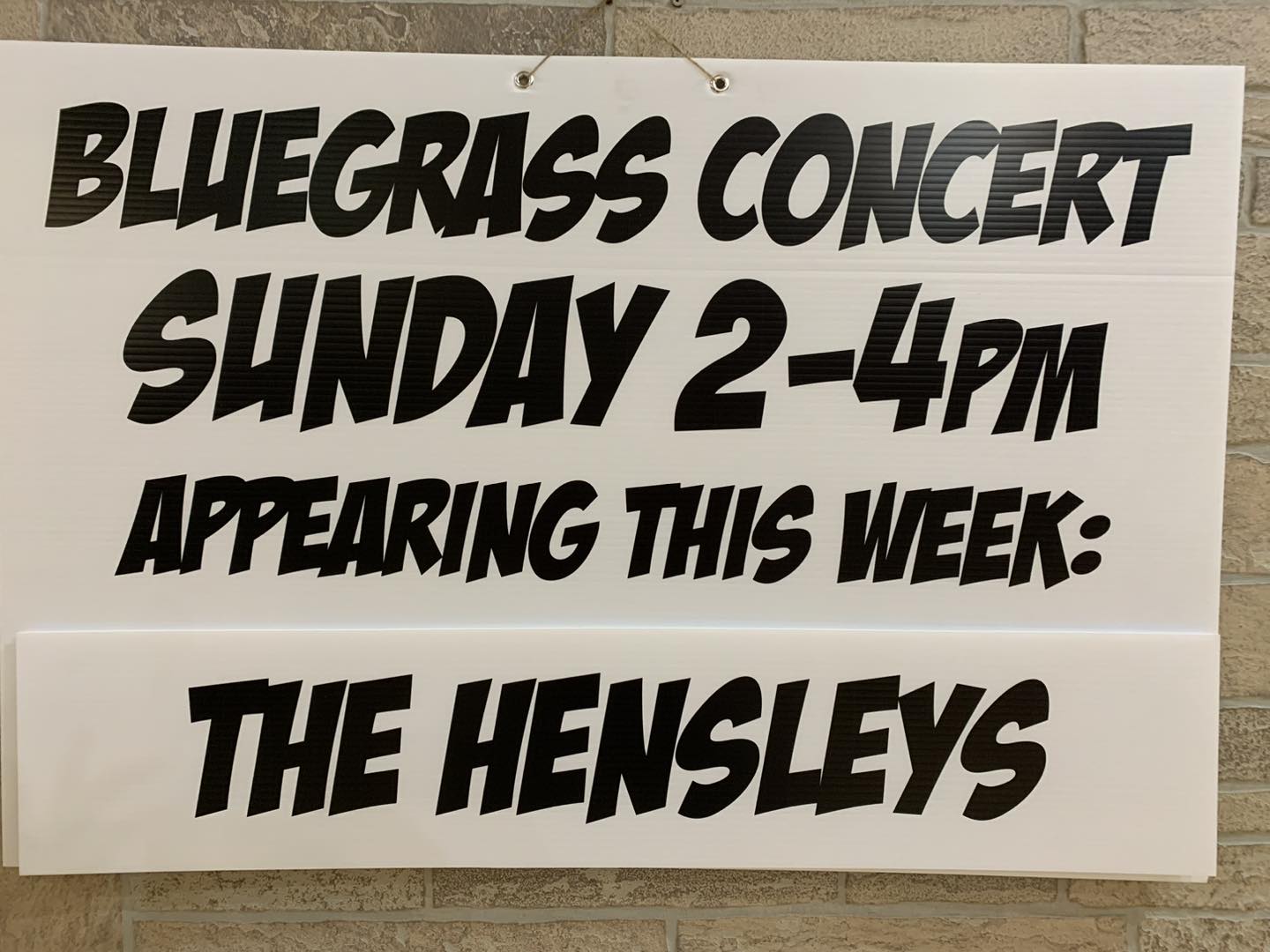 Live Bluegrass Music At Cooter's Luray Featuring The Hensleys