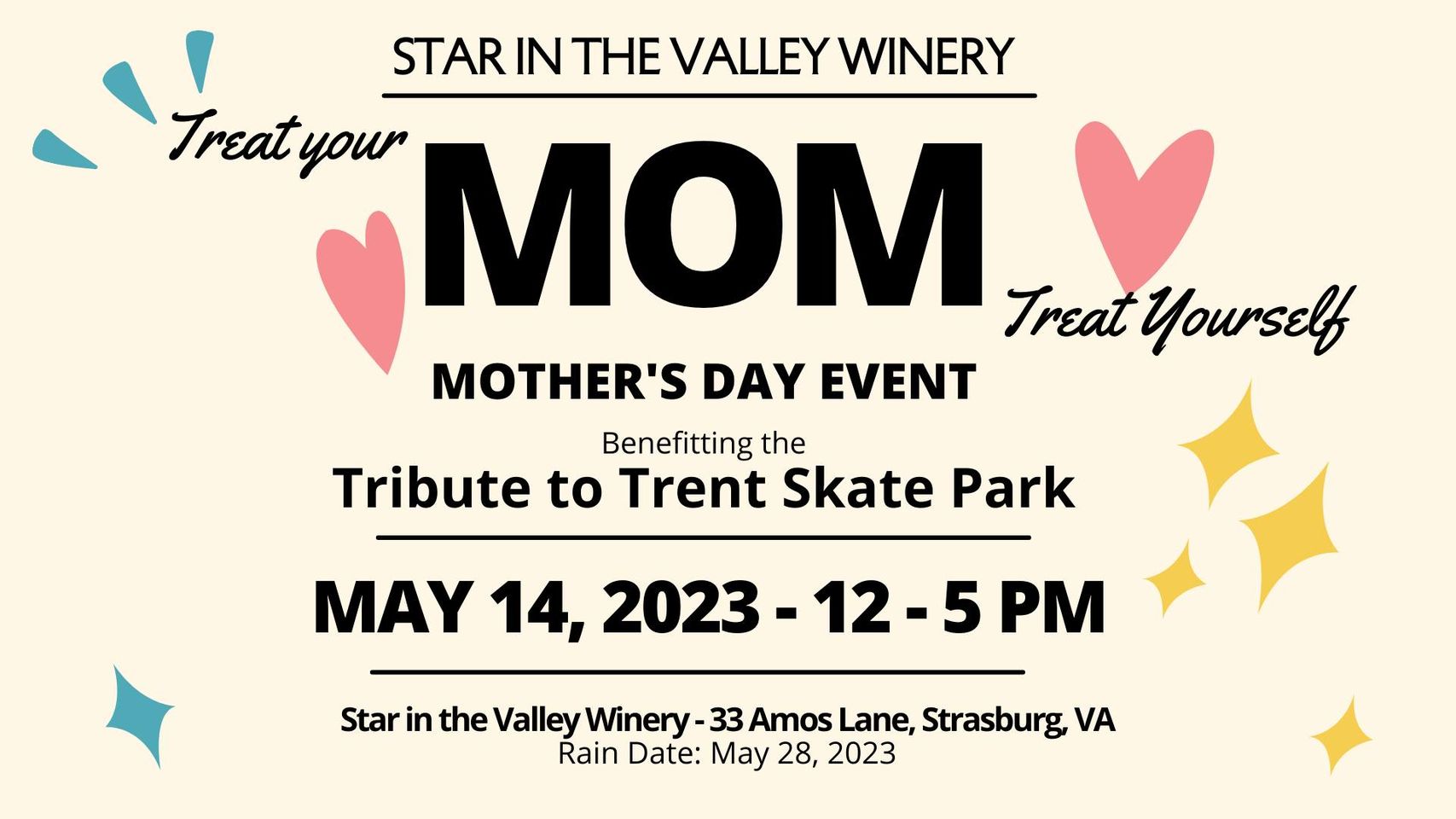 Treat Your Mom - Treat Yourself Mother's Day Event, Strasburg Va
